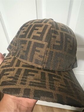 Fendi Brown Monogram Men’s Baseball Cap